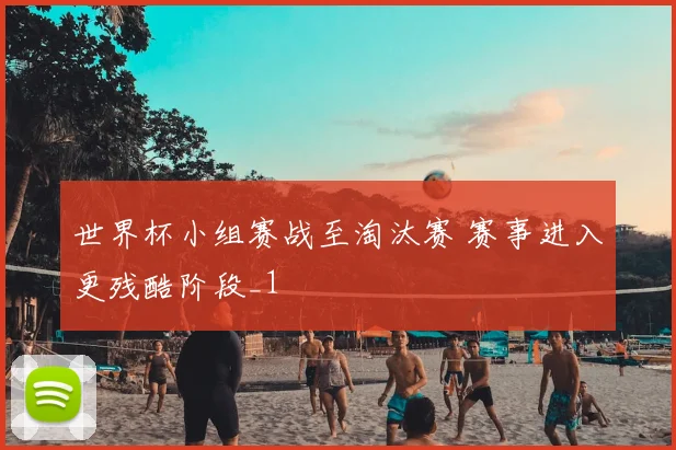 世界杯小组赛战至淘汰赛 赛事进入更残酷阶段_1