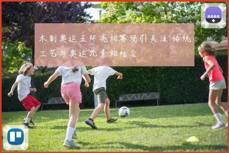 木制奥运五环亮相赛场引关注 传统工艺与奥运元素相结合