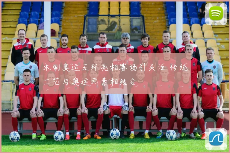 木制奥运五环亮相赛场引关注 传统工艺与奥运元素相结合